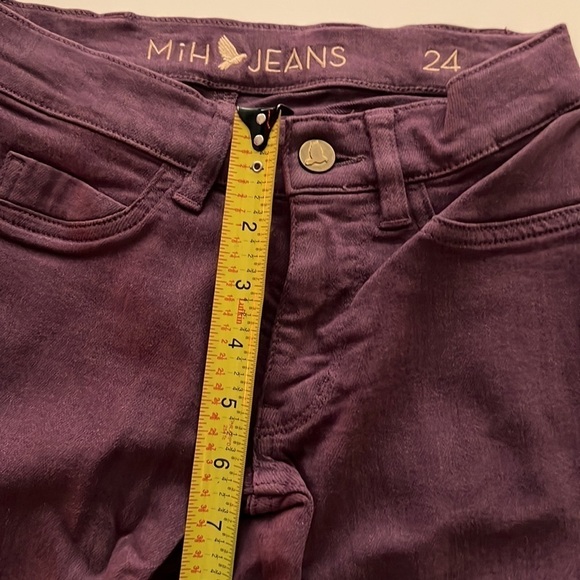 MIH Stretchy Skinny Jeans! Vintage Purple skinnies to hug your curves!Boho Sz 24 - Picture 6 of 8